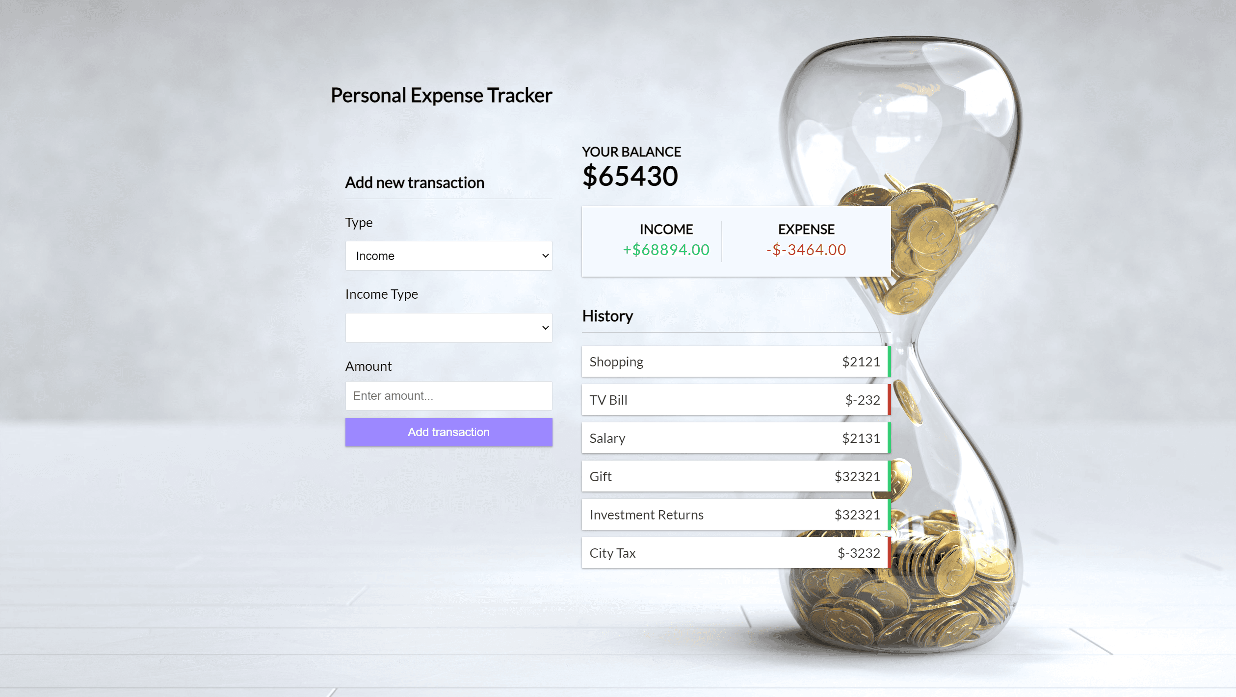 VUE3 Expenses Tracker