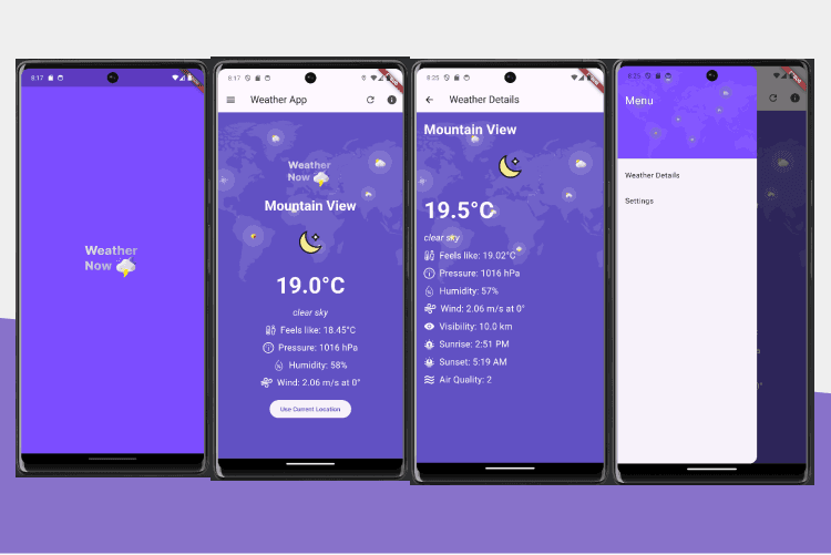 Flutter Weather App (Mobile)