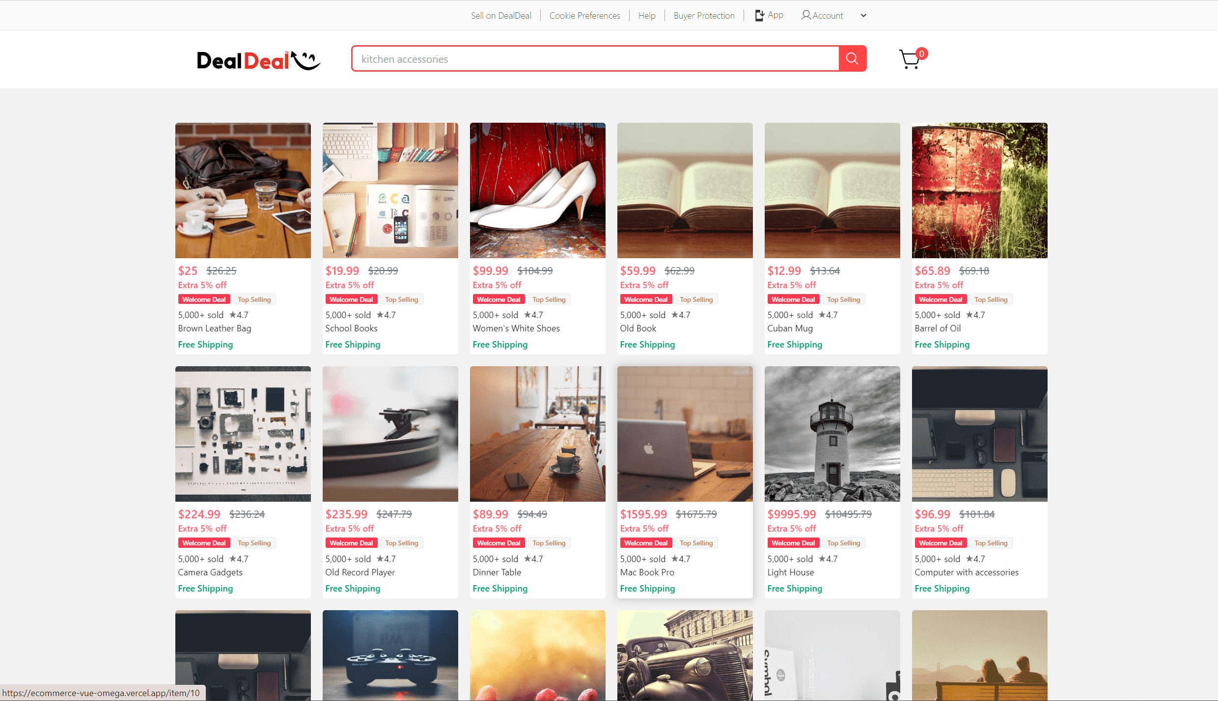 Ecommerce Nuxt 3 Vue js Tailwind CSS Supabase Prisma